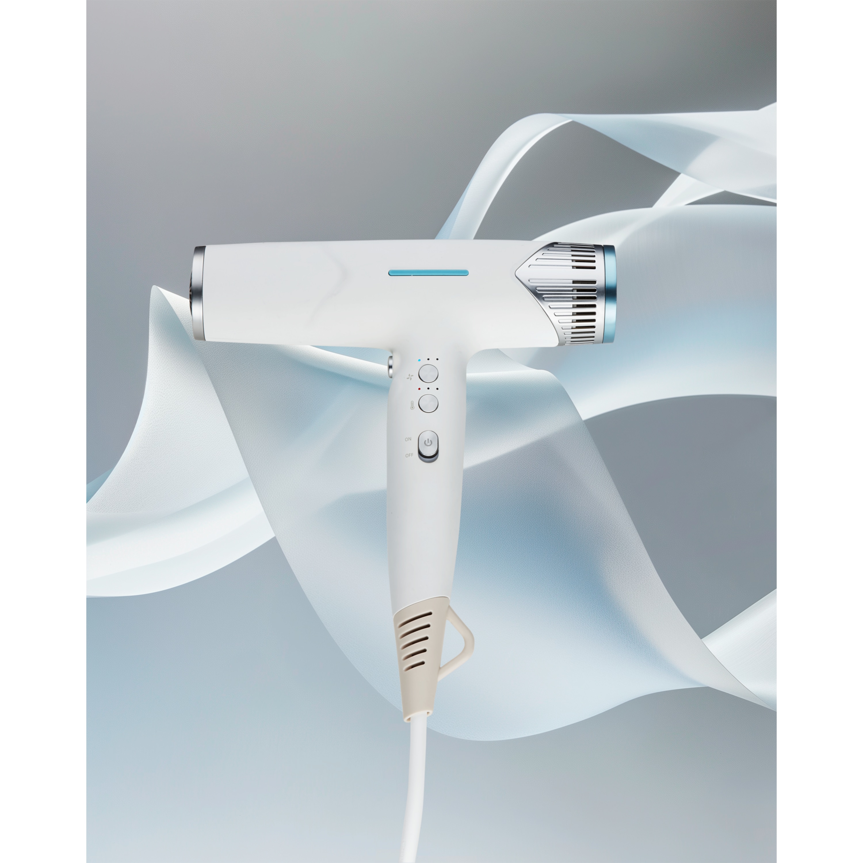 MEDION® LIFE HD2 Haartrockner mit Ionen-Technologie, 1.500 Watt, Selbstreinigungsfunktion, Vielseitige Aufsätze: Stylingdüsen und Diffusor, 3 Temperatur- und 3 Luftstromstufen