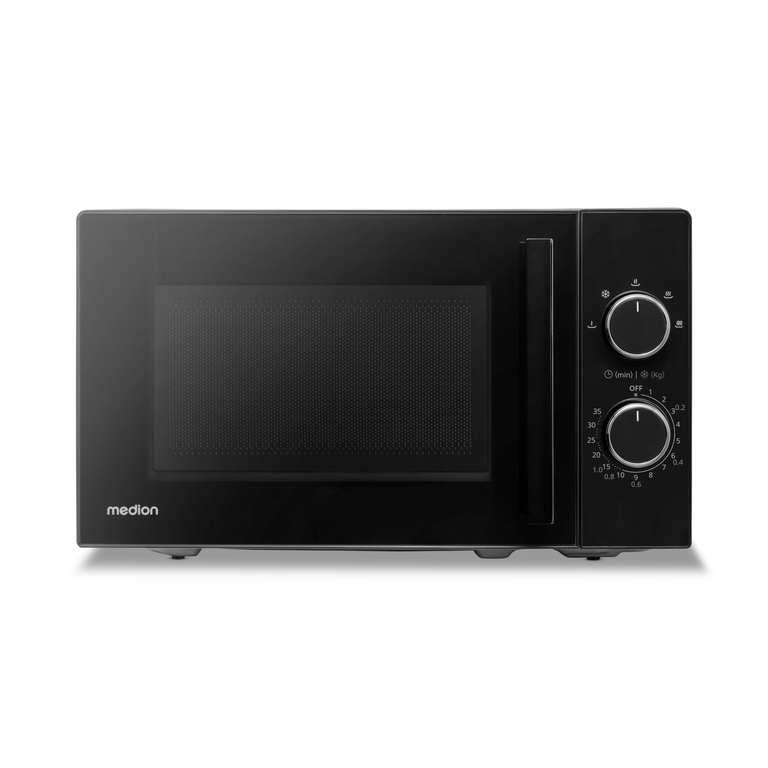 MEDION® LIFE® Mikrowelle MD12011, 800 Watt, 20 L Kapazität, 5 Leistungsstufen, Auftaufunktion