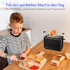 MEDION® MEDION LIFE Toaster MD12102, 2 Toastschlitze für zwei Toastscheiben, LED Sensor-Touch-Display für präzise Steuerung, 7 Bräunungsstufen und 5 Automatikprogramme