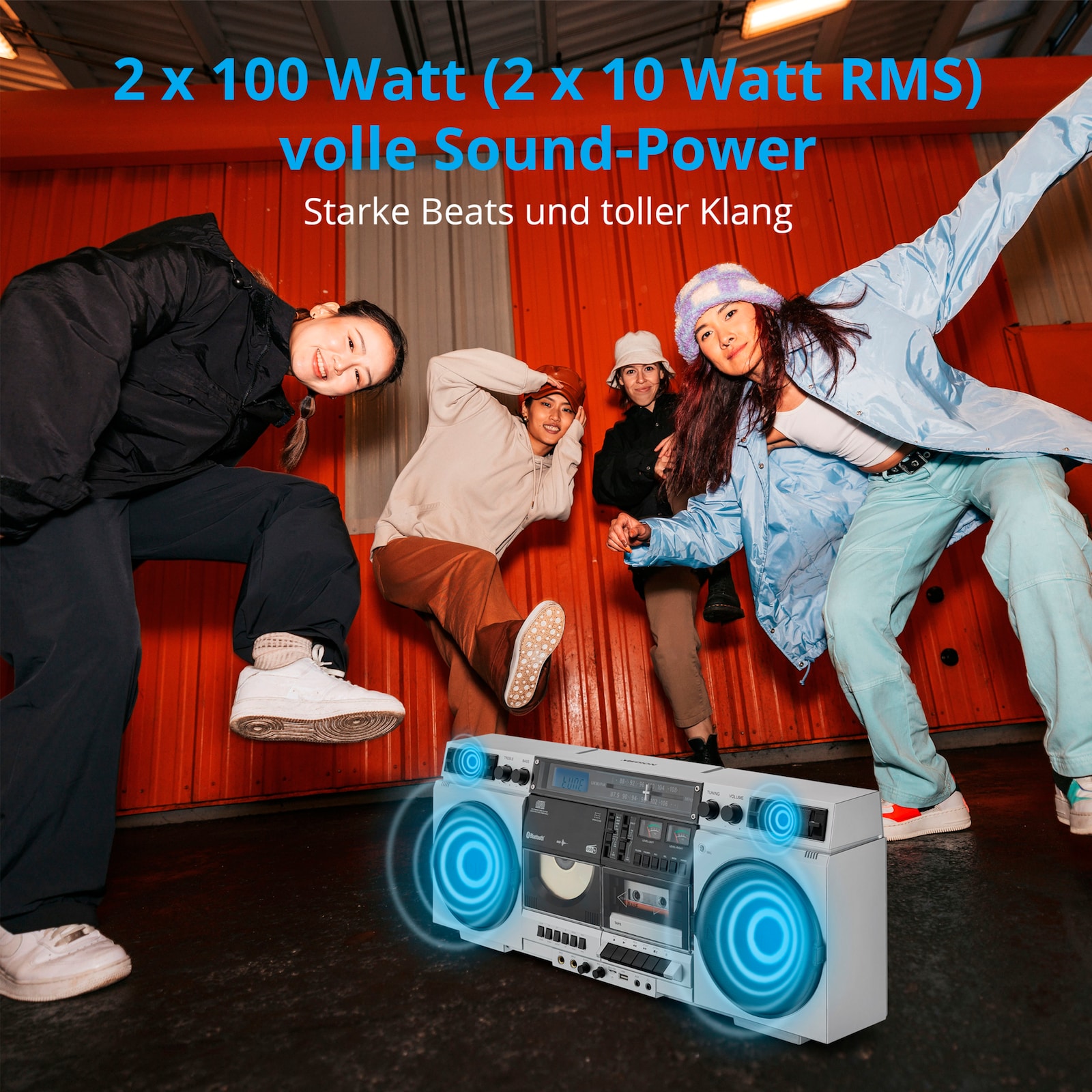 MEDION® LIFE® P66538 RetroBoombox MEDION.DE