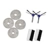 MEDION® Saugroboter Zubehörset 2 für den X51 SW+ (MD 100022), 2x Seitenbürste, 4x Wischmopp-Aufsatz, 2x HEPA-Filter mit Schwamm