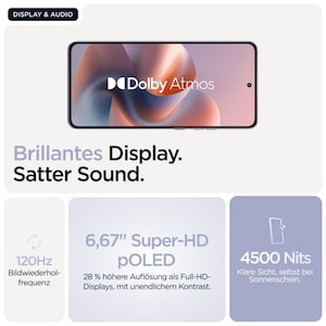 MOTOROLA moto g86 5G, 256 GB, Cosmic Sky