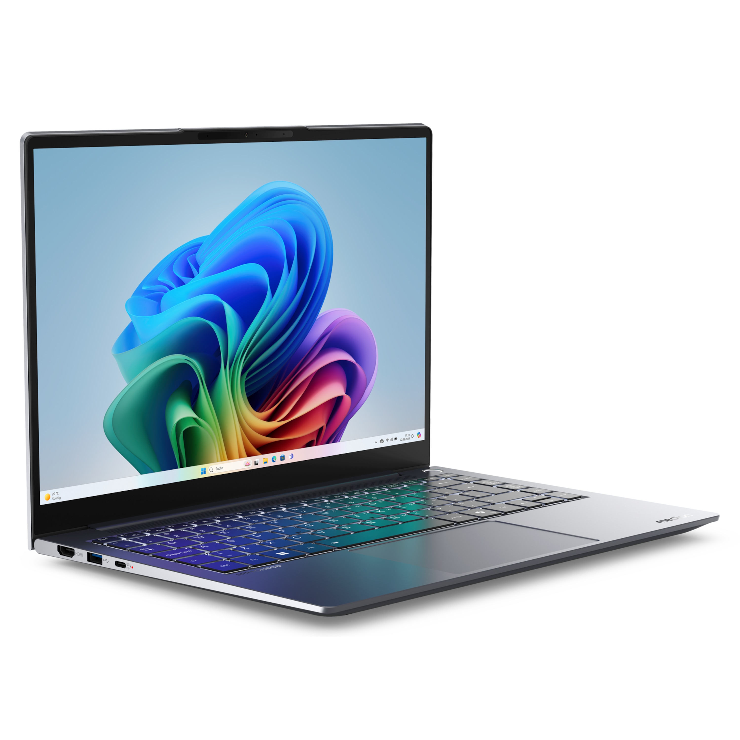 MEDION® SPRCHRGD 14 S1 Elite; Copilot+ PC, Snapdragon® X Elite, Windows 11 Home, 35,56 cm (14“) 2,8K Display, 1 TB SSD, 32 GB RAM