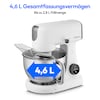 MEDION® LIFE Digitale Küchenmaschine MD12600, 800 W Gleichstrommotor, Energiesparend, Ultraleise, Digitales Sensor-Touch-Display, 4,6 L Edelstahlschüssel, Inkl. Fleischwolf