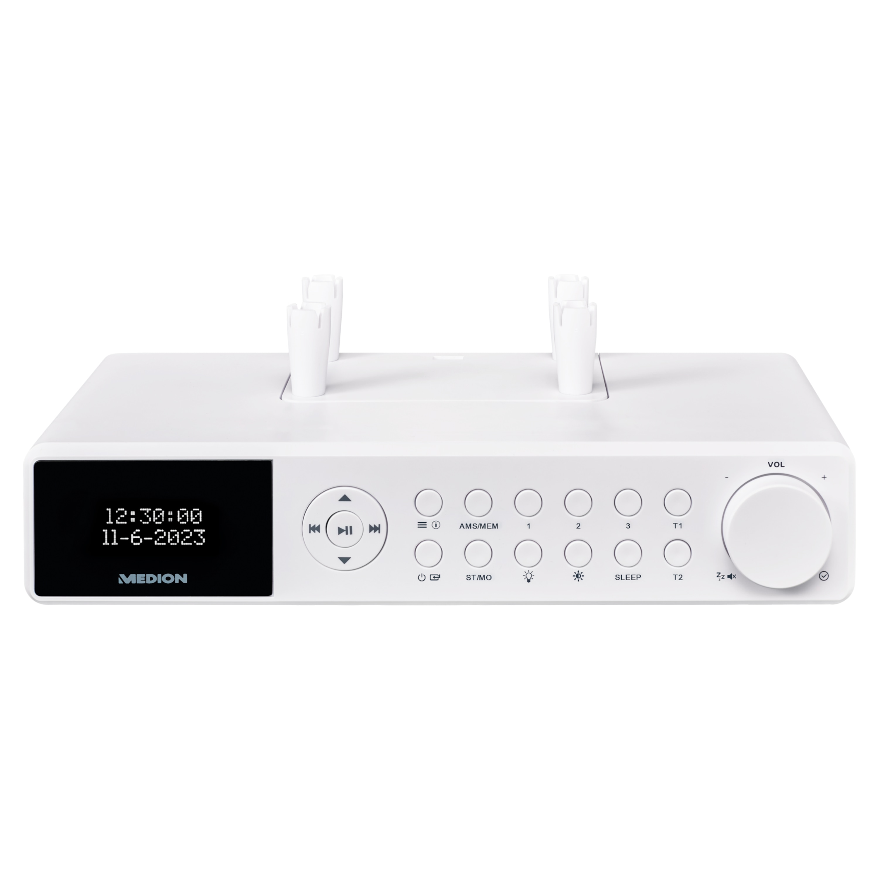 MEDION® LIFE® E66660 DAB+ Stereo Küchen-Unterbauradio, LCD-Display, DAB+/PLL-UKW Radio, Bluetooth® 5.0, 2 x 1,5 W RMS