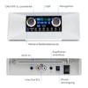 MEDION® LIFE® P85333 Stereo Internetradio, 7,1 cm (2,8'') TFT-Farbdisplay, über 25.000 Internet-Radiosender & viele Podcasts empfangen, DAB+/UKW Radio, Wecker, WLAN, Bluetooth®, Amazon Music, Spotify®-Connect, 2 x 6 W RMS