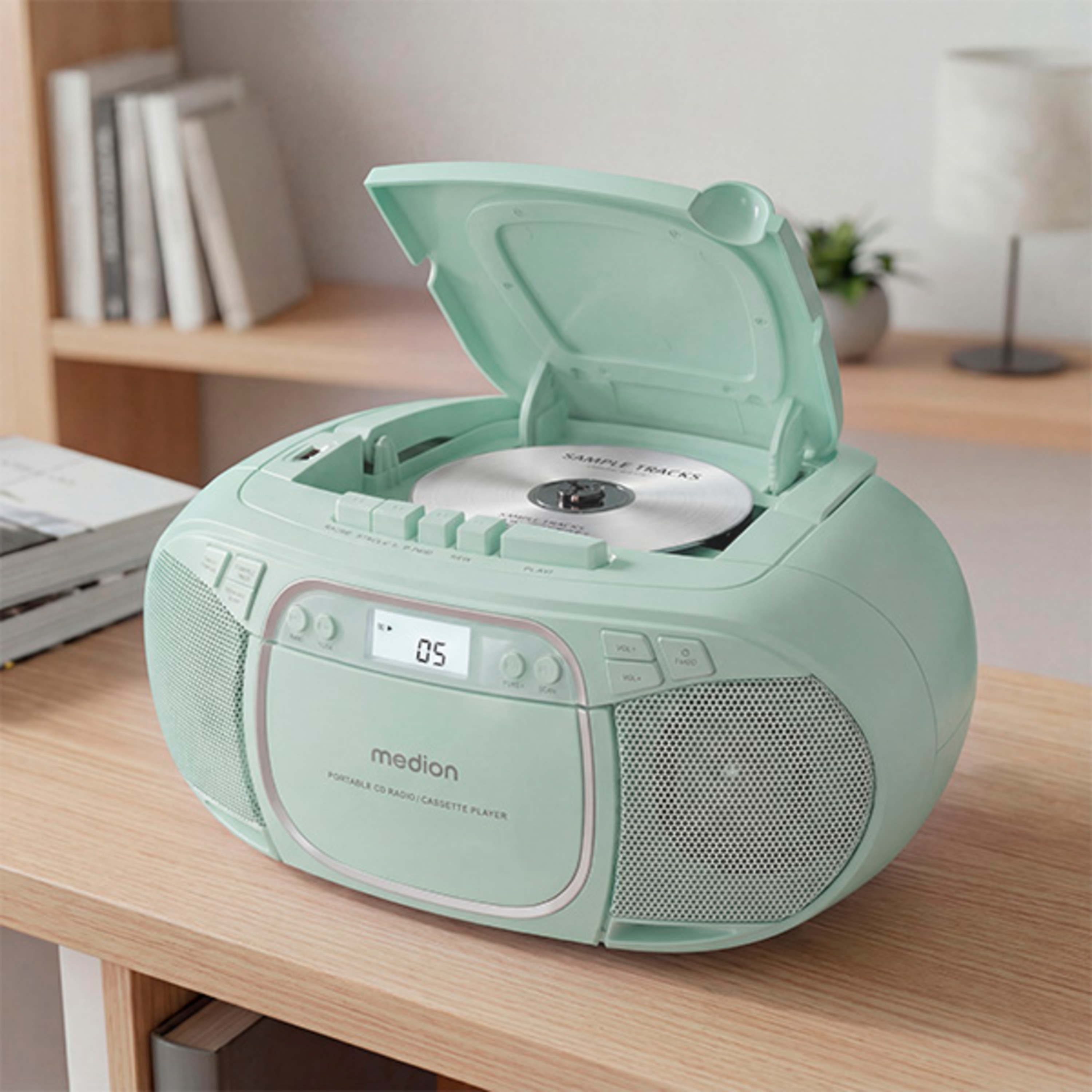 CD einlegen. Musik genießen.