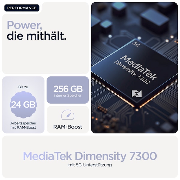 MOTOROLA moto g86 5G, 256 GB, Cosmic Sky