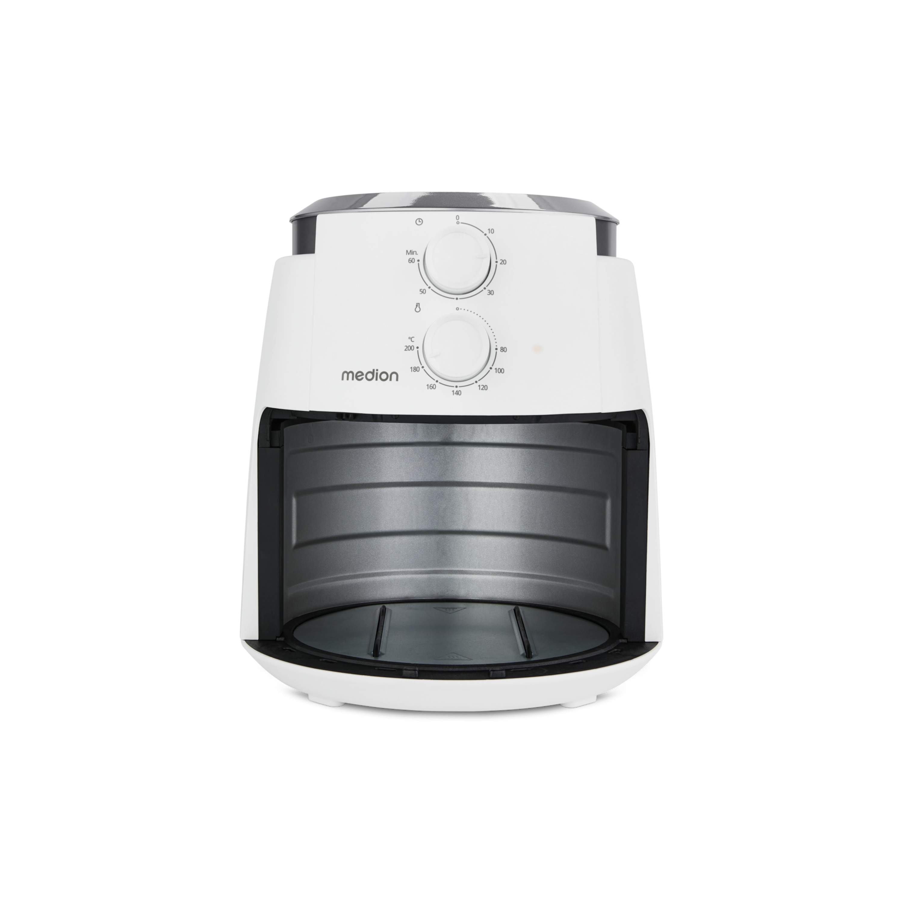 MEDION® LIFE Heißluftfritteuse P30 L (MD13020), 100 Rezepte in der Life+ App¹, 4,7 Liter Fassungsvermögen, 1.500 Watt, 60 min. Timer