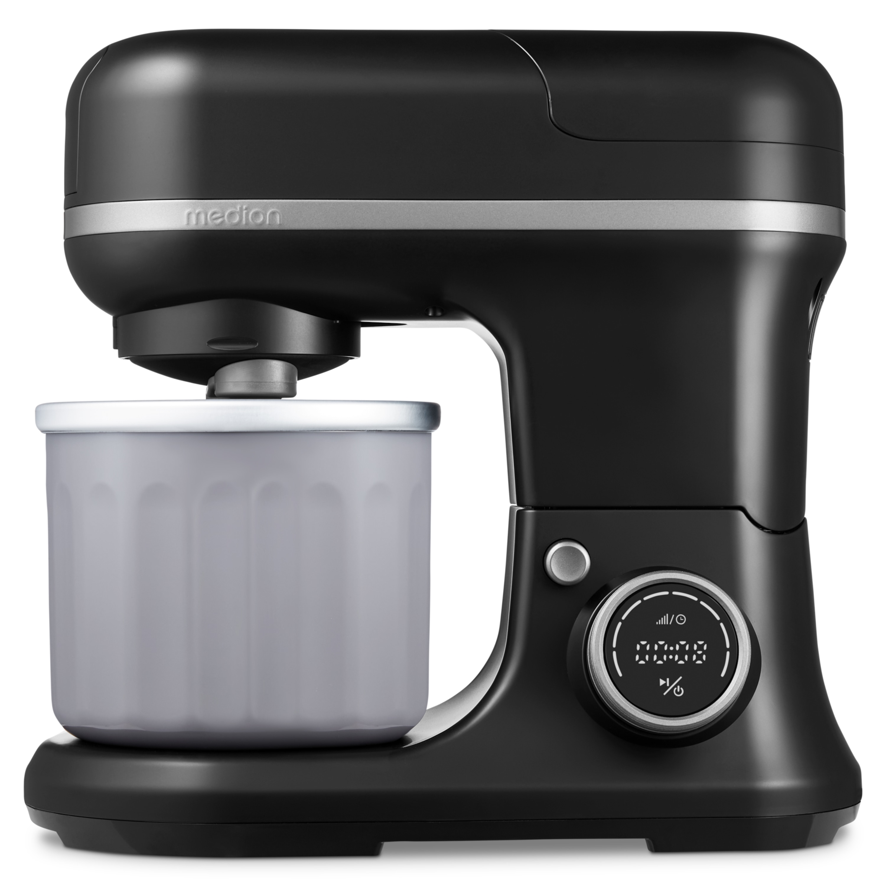 MEDION® LIFE® 4-in-1 Digitale Küchenmaschine MD18440, 1.200 W, 8 Geschwindigkeitsstufen, Digitales Sensor-Touch-Display, umfangreiches Zubehör