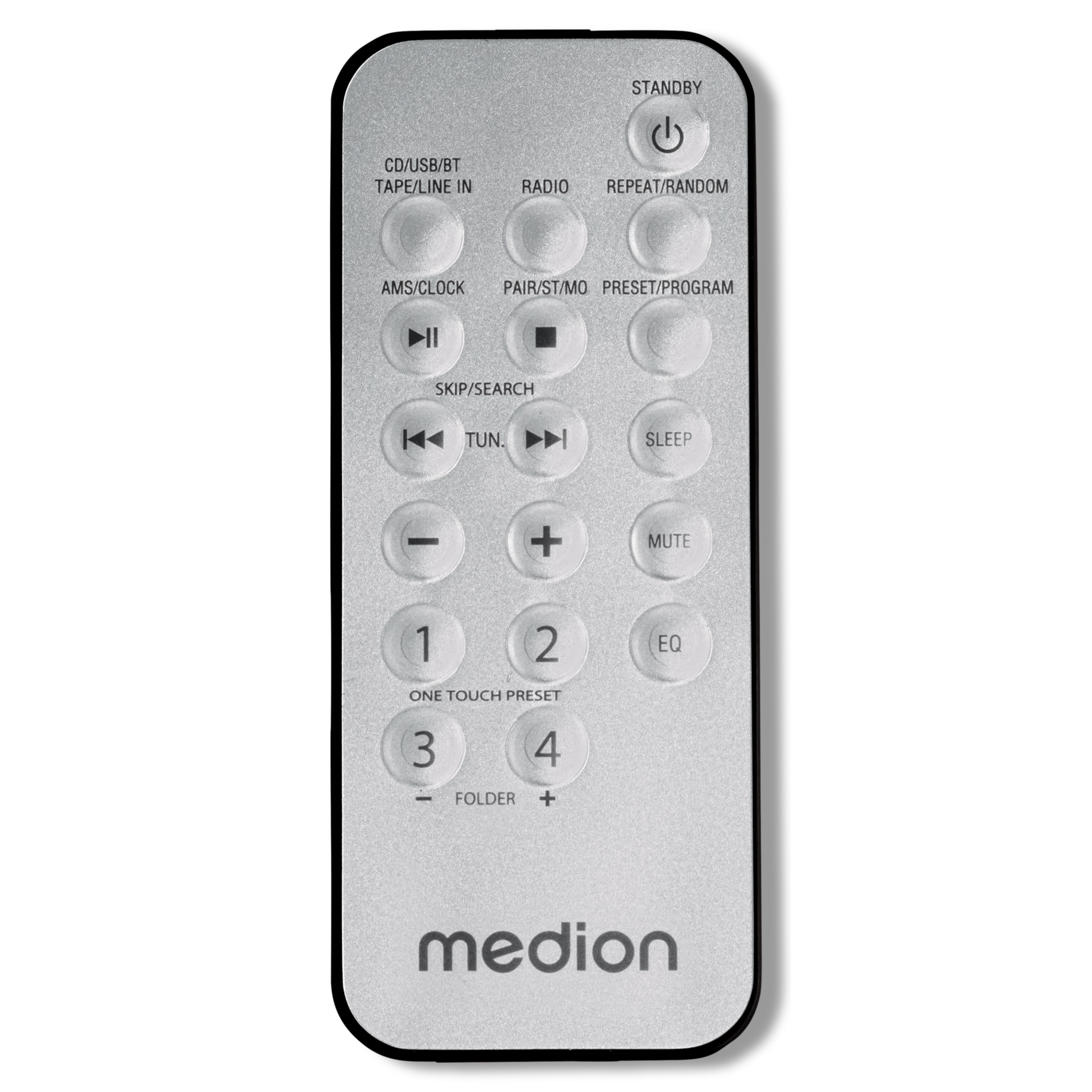 MEDION® LIFE® E65010, CD-Kassetten-Radio mit MP3-Wiedergabe, PLL-UKW Radio, USB Anschluss, CD-R/RW kompatibel, AUX-In, 2 x 3 W RMS