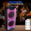 MEDION® LIFE® PX-1 Plus Partylautsprecher, tragbares Bluetooth® Soundsystem, verschiedene Lichteffekte, satter Sound, True Wireless Stereo Funktion, 2 x 50 W RMS
