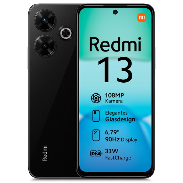 XIAOMI Redmi 13, 256 GB, Midnight Black