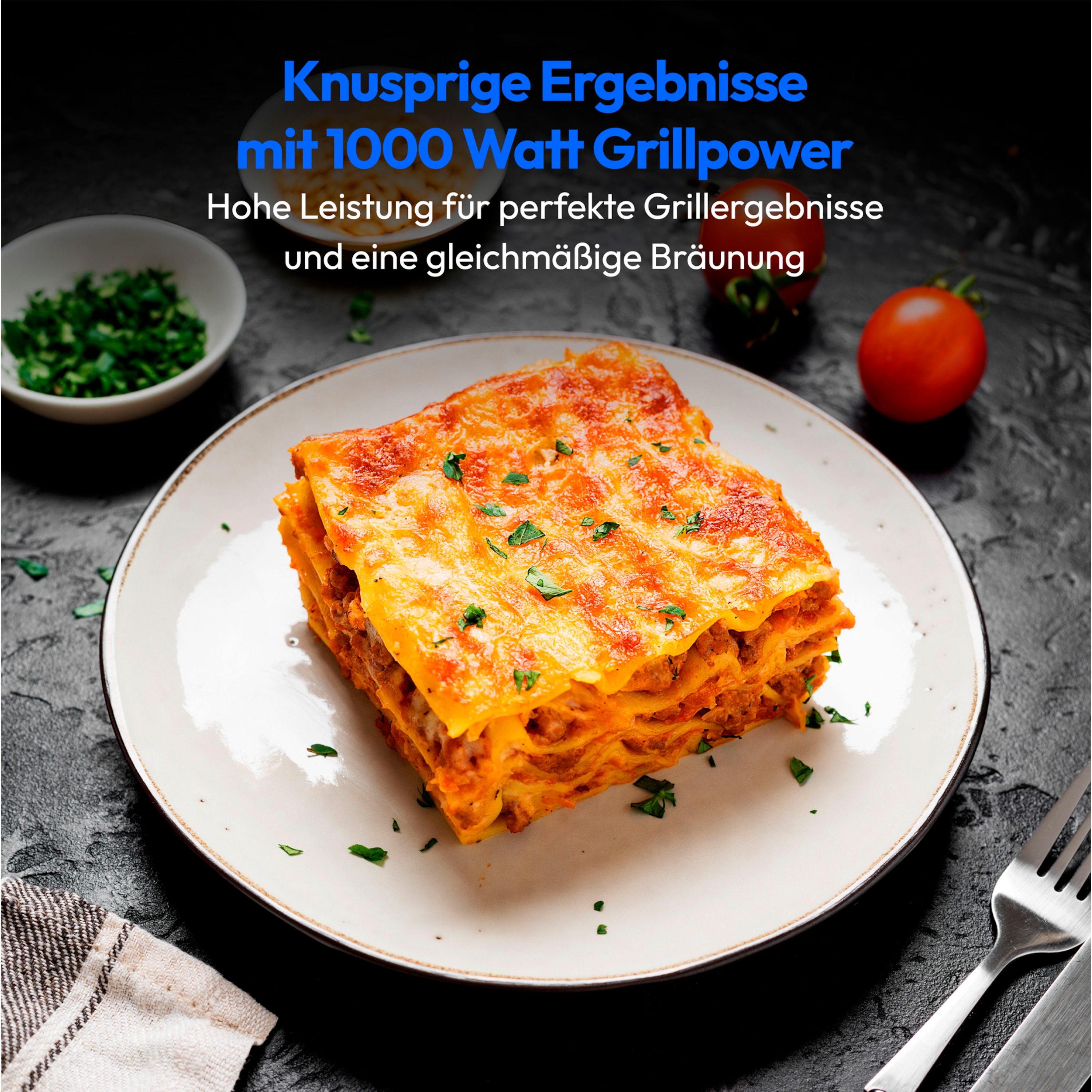 MEDION® LIFE® 3 in 1 Mikrowelle MD12031, 900 Watt Mikrowellenleistung, 1000 Watt Grillleistung, 1680 Watt Heißluftfunktion, Sensor-Touch-Türöffnung, 11 Automatikprogramme, 23 L Kapazität, 5 Leistungsstufen, digitaler 95 min. Timer, Auftaufunktion