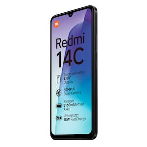 XIAOMI Redmi 14C 256 GB, Midnight Black + Xiaomi Redmi Buds 6 Play