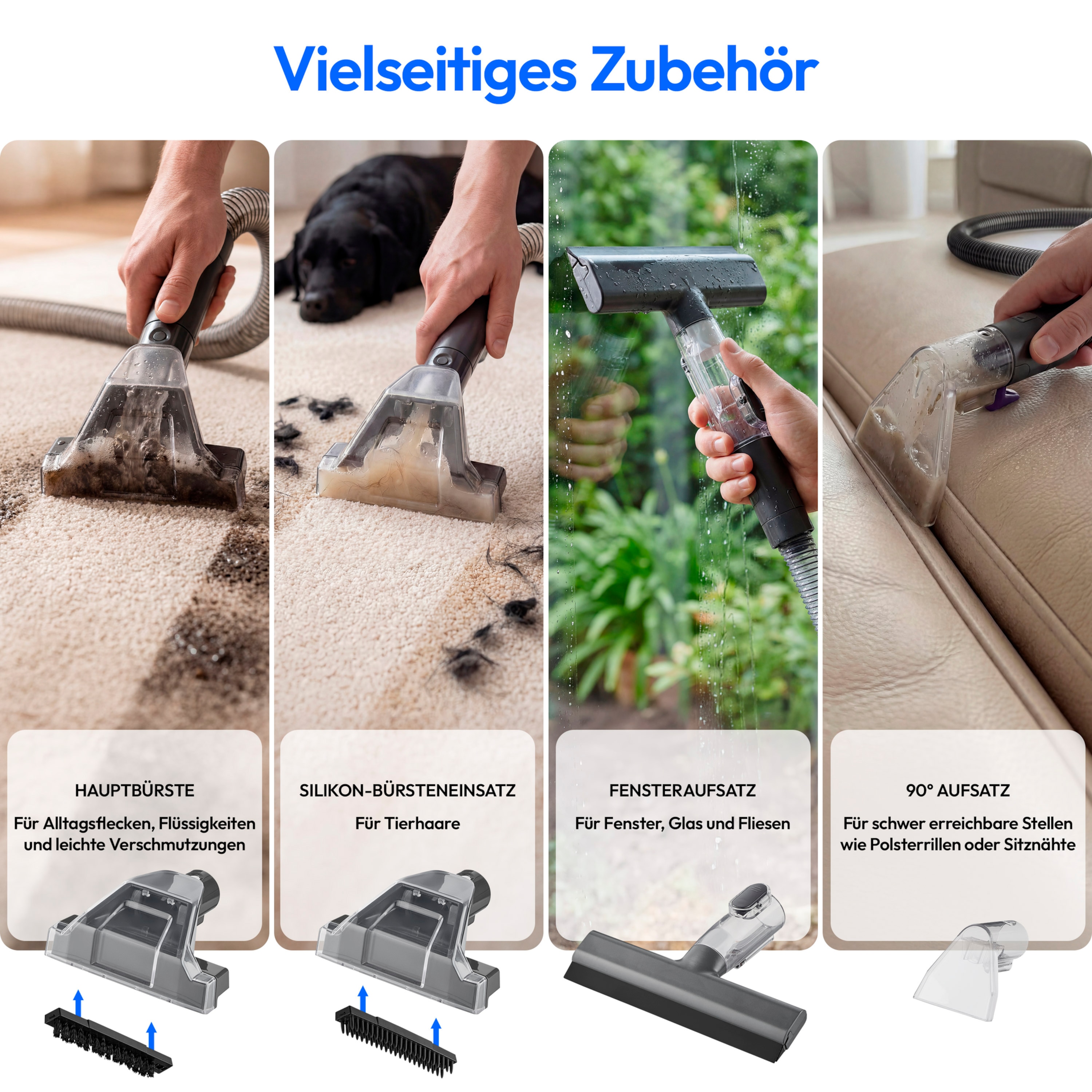 Medion® Nass-Trocken-Sauger E10 UC Polsterreiniger (MD 100122), 750 W, beutellos