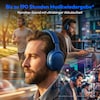 MEDION® Over Ear-Kopfhörer LIFE HX-1 Pro blau, bis zu 190 Stunden Akkulaufzeit, Hybrid Active Noise Cancelling, 7 EQ-Presets + 1 App-Preset, Bluetooth® 6.0 wireless technology, IPX4 Spritzwasserschutz