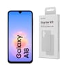 SAMSUNG Galaxy A18 LTE, 128 GB, Black (SM-A185F/DS) + Beclad Starter Kit für Samsung Galaxy A18