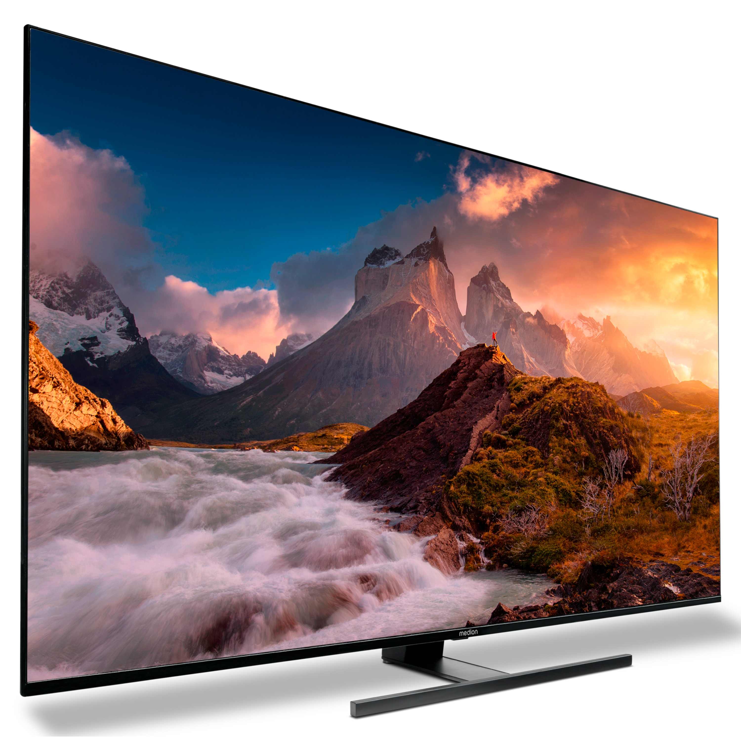 MEDION® LIFE® X15529 (MD 31172) QLED Android TV| 138,8 cm (55'') Ultra HD Smart-TV| HDR| Dolby Vision®| Micro Dimming| MEMC| klaar voor PVR| Netflix| Amazon Prime Video| Bluetooth®| DTS Virtual X| DTS X en Dolby Atmos| HD Triple Tuner| CI+.