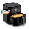 MEDION® LIFE® E40 XL Heißluftfritteuse MD 11740, 100 Rezepte in der Life+ App, ölfreies Frittieren, 9 Automatikprogramme, 5,2 L Korbvolumen