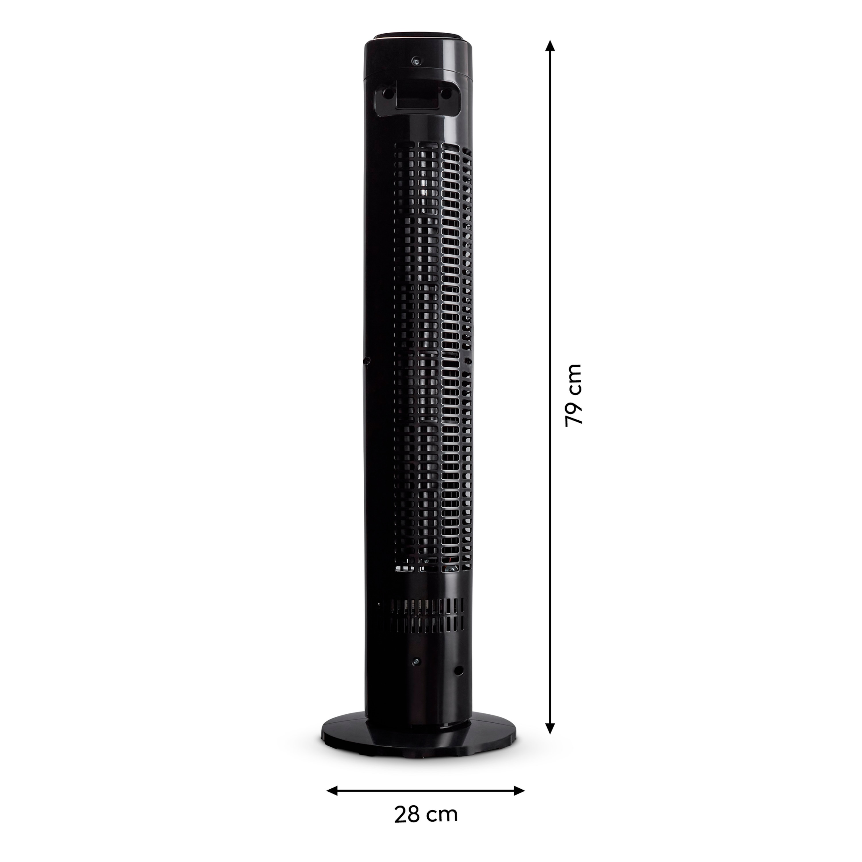 MEDION® LIFE E10 TF Turmventilator (MD 10319), 3 Geschwindigkeitsstufen, 45 Watt Leistung, zuschaltbare Schwenkfunktion, inkl. Fernbedienung