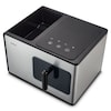 MEDION® LIFE® Nugget Eiswürfelbereiter MD 11960, 2 L Wassertank, schnelle Zubereitungszeit, Elektronisches Bedienfeld und LED Display, Herausnehmbarer Eiswürfelkorb, Selbstreinigung