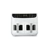 MEDION® LIFE® P20 XXL Twin Doppelzonen-Heißluftfritteuse MD 11760, 100 Rezepte in der Life+ App, 2 separate Garzonen, 9 Automatikprogramme, 8,7 L Gesamt-Nutzinhalt, 2.600 Watt, Temperatur einstellbar bis 200 °C