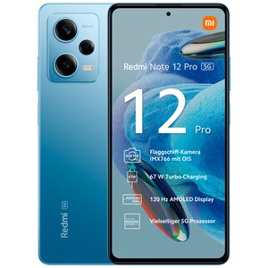 XIAOMI Redmi Note 12 Pro 5G, 128 GB, Blau