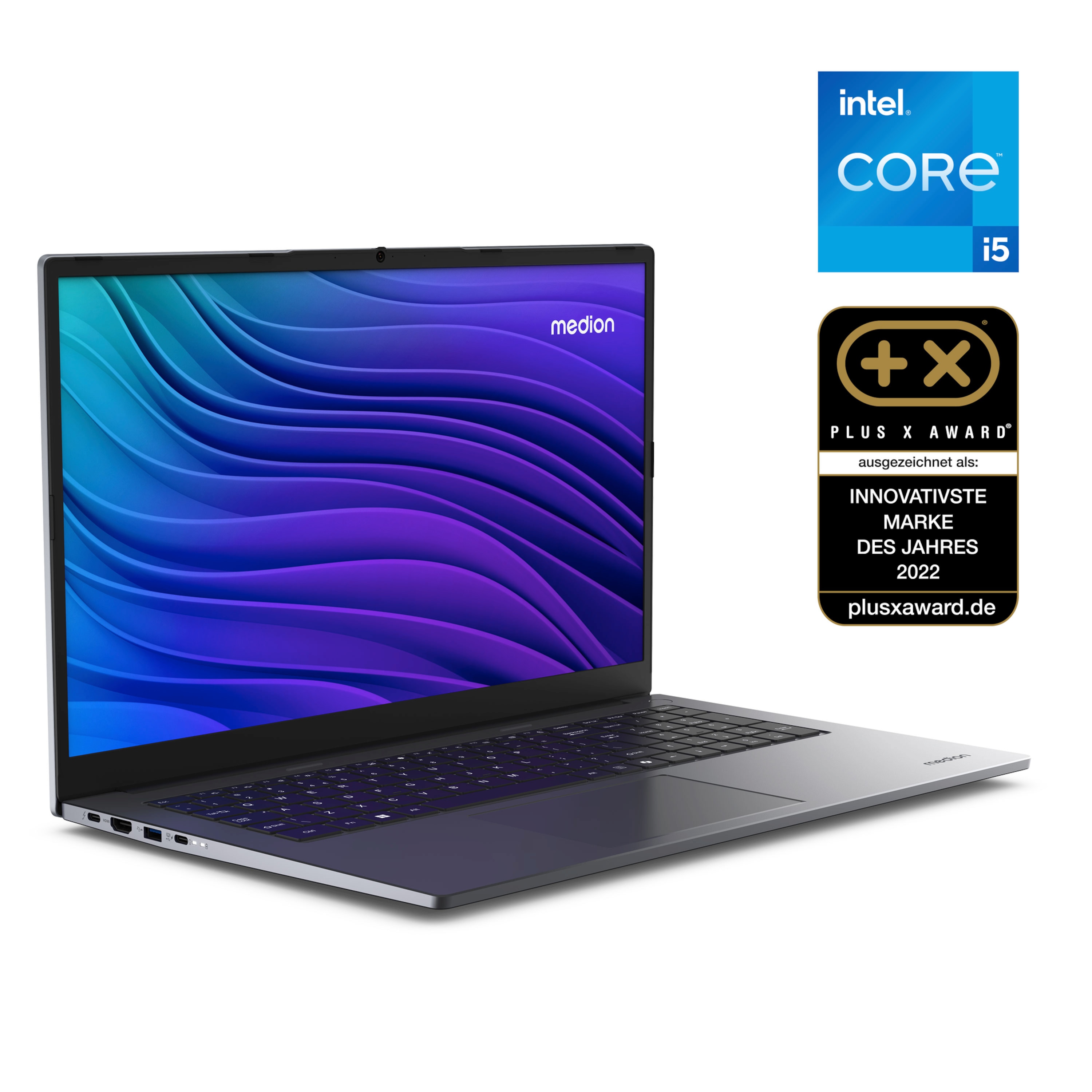 MEDION® E17433 Laptop, Intel® Core™ i5-13420H, Windows 11 Home, 43,9 cm (17,3") FHD Display, 512 GB SSD, 16 GB RAM
