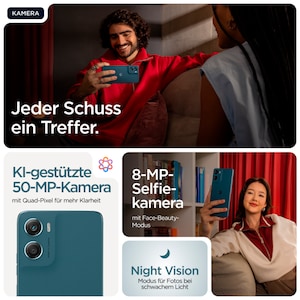 MOTOROLA moto g06, 128 GB, Pantone Tapestry (XT2535-3) inkl. moto buds