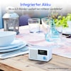 MEDION® LIFE® S66822 Tragbares DAB+ Radio, Farb-TFT Display 3,73 cm (1,47''), DAB+/UKW-Radio (je 40 Senderspeicher), Bluetooth® 5.3, integrierter Akku, extra kompakt, 2 W RMS