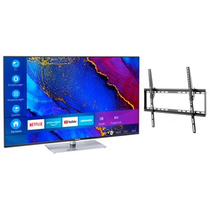 MEDION® LIFE® X15005 125,7 cm (50'') Ultra HD Smart-TV + GOOBAY Basic TILT (L) Wandhalterung - ARTIKELSET
