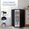 MEDION® LIFE Gefrierschrank MD370018 Schwarz, 85 L Nutzinhalt, 3 Türfächer, manuelle Abtauung, Temperaturbereich 0–5 °C, Energieklasse C, leiser Kompressorbetrieb (39 dB), wechselbarer Türanschlag