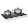 MEDION® LIFE® Doppel-Induktions- kochplatte   MD 18493, 3.500 Watt Induktionsleistung, 10 Temperaturstufen, 180 Min. Timer, Kristallglas-Oberfläche
