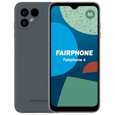 FAIRPHONE 4 5G 128 GB, grau