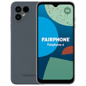 FAIRPHONE 4 5G 128 GB, grau