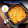 MEDION® LIFE® E40 XL Heißluftfritteuse MD 11740, 100 Rezepte in der Life+ App, ölfreies Frittieren, 9 Automatikprogramme, 5,2 L Korbvolumen