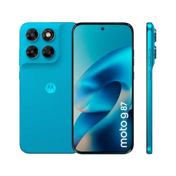 MOTOROLA moto g87 5G, 256 GB, Blue Atoll (XT2621-6) inkl. moto buds, Glacier Blue