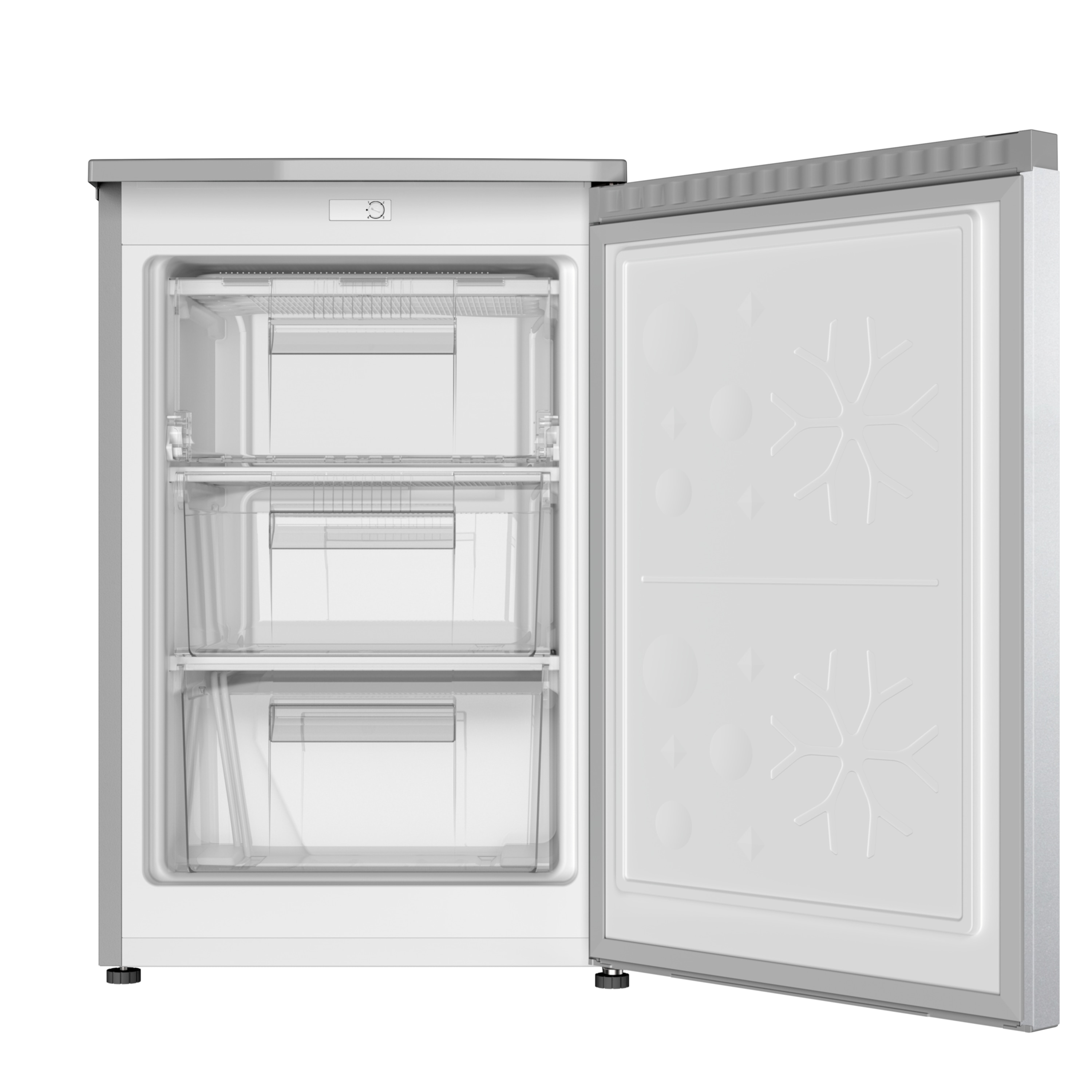 MEDION® LIFE Gefrierschrank MD370018 Weiss, 85 L Nutzinhalt, 3 Türfächer, manuelle Abtauung, Temperaturbereich 0–5 °C, Energieklasse C, leiser Kompressorbetrieb (39 dB), wechselbarer Türanschlag