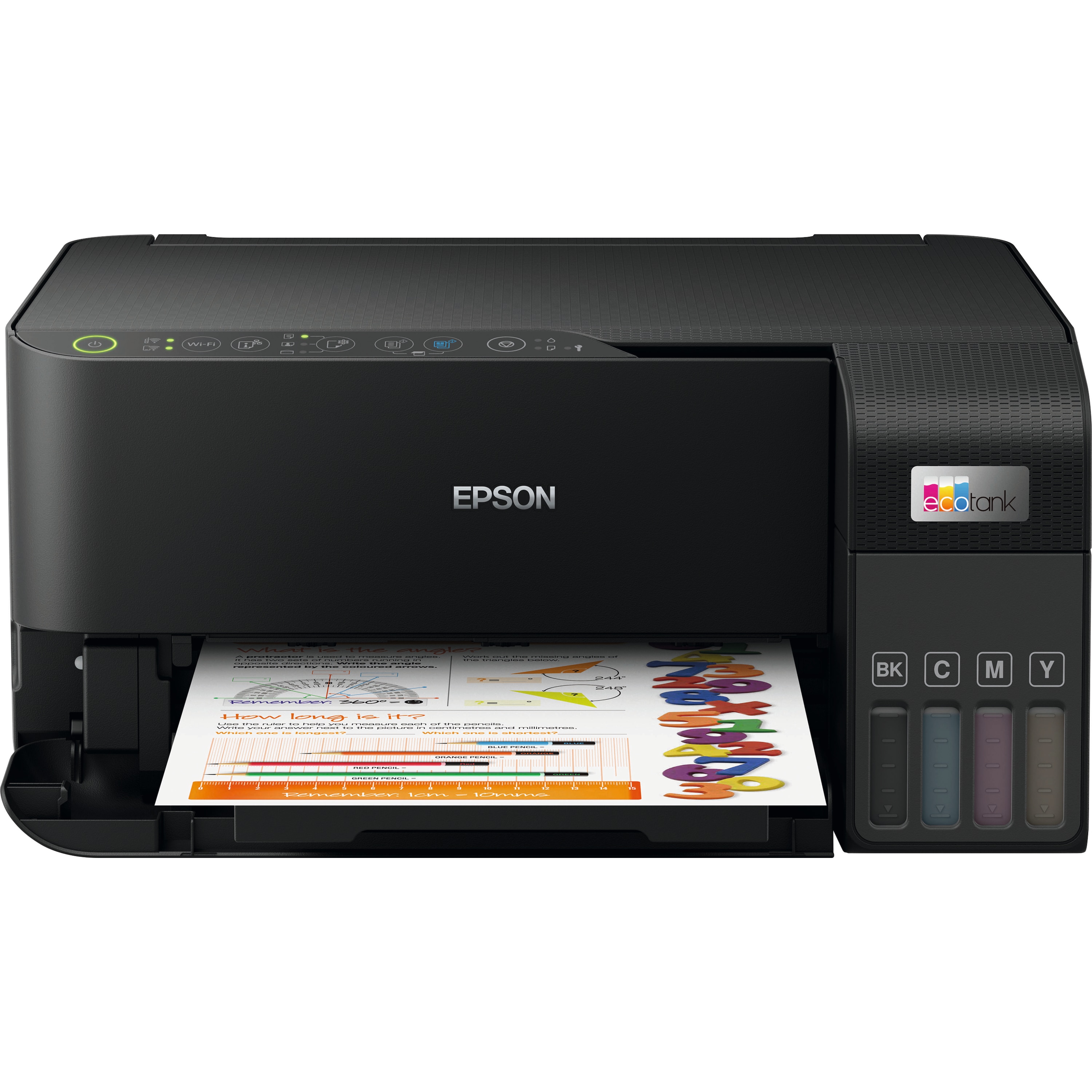 EPSON EcoTank ET-2830, bis zu 72 Patronen in einem Tintensatz, unkompliziertes Tintentanksystem, Epson Smart Panel-App