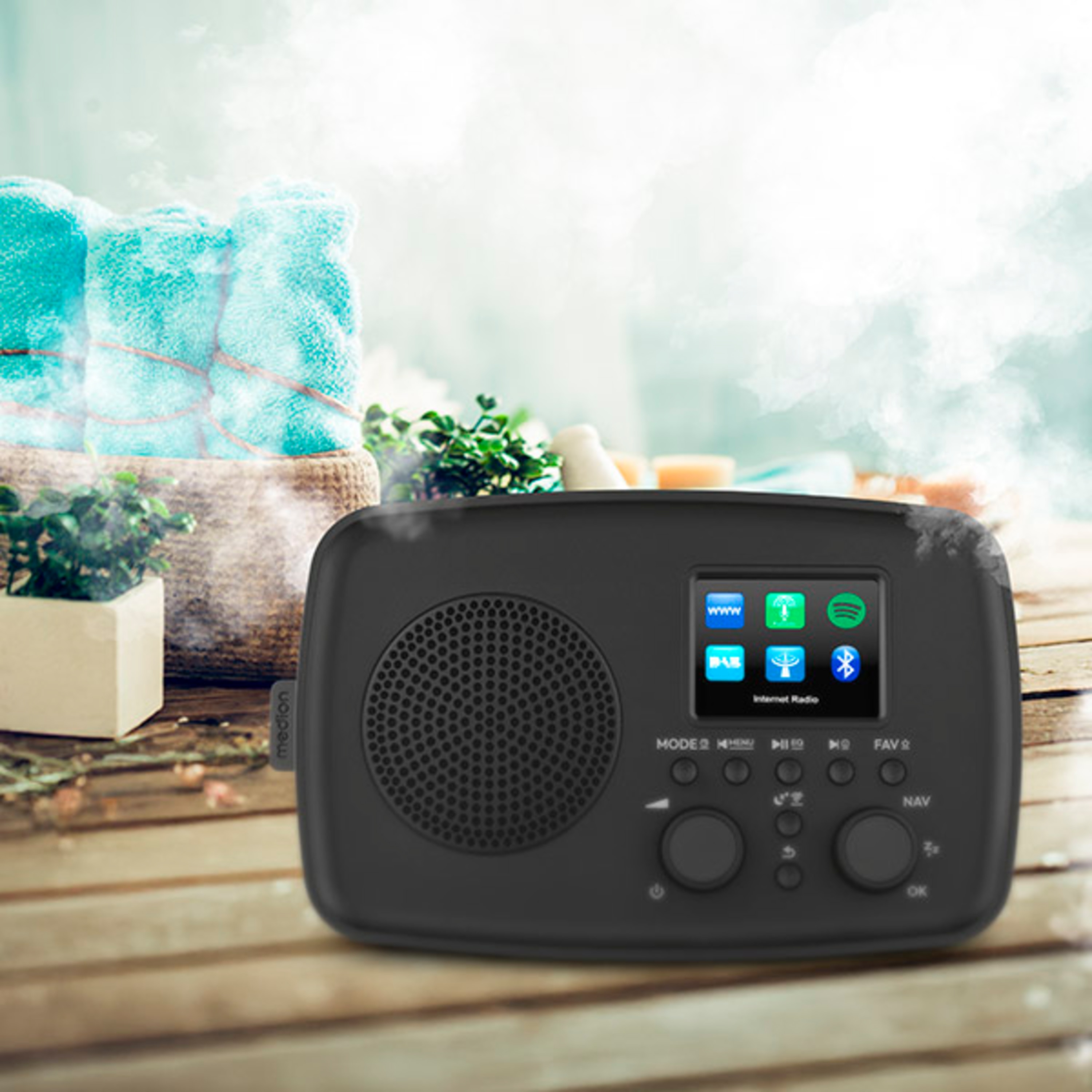 Perfekt für Küche oder Bad