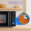 MEDION® LIFE® 3-in-1 Mikrowelle MD 12231, 900 W Leistung, Grill- und Heißluftfunktion, 25 L kompakt, 10 Leistungsstufen, Auftaufunktion, Timerfunktion