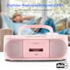 MEDION® LIFE® DRX-1 Plus Boombox, DAB+/PLL-UKW-Stereo Radio, Bluetooth® 5.4, CD-Kassetten-Radio mit MP3-Wiedergabe, USB Anschluss, CD-R/RW kompatibel, AUX-In, 2 x 3 W RMS