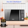 MEDION® LIFE® 3 in 1 Mikrowelle  MD 11493, Kombination aus Mikrowelle, Grill und Heißluft, 23 L, 10 Automatikprogramme, 900 W, Digitaler Timer