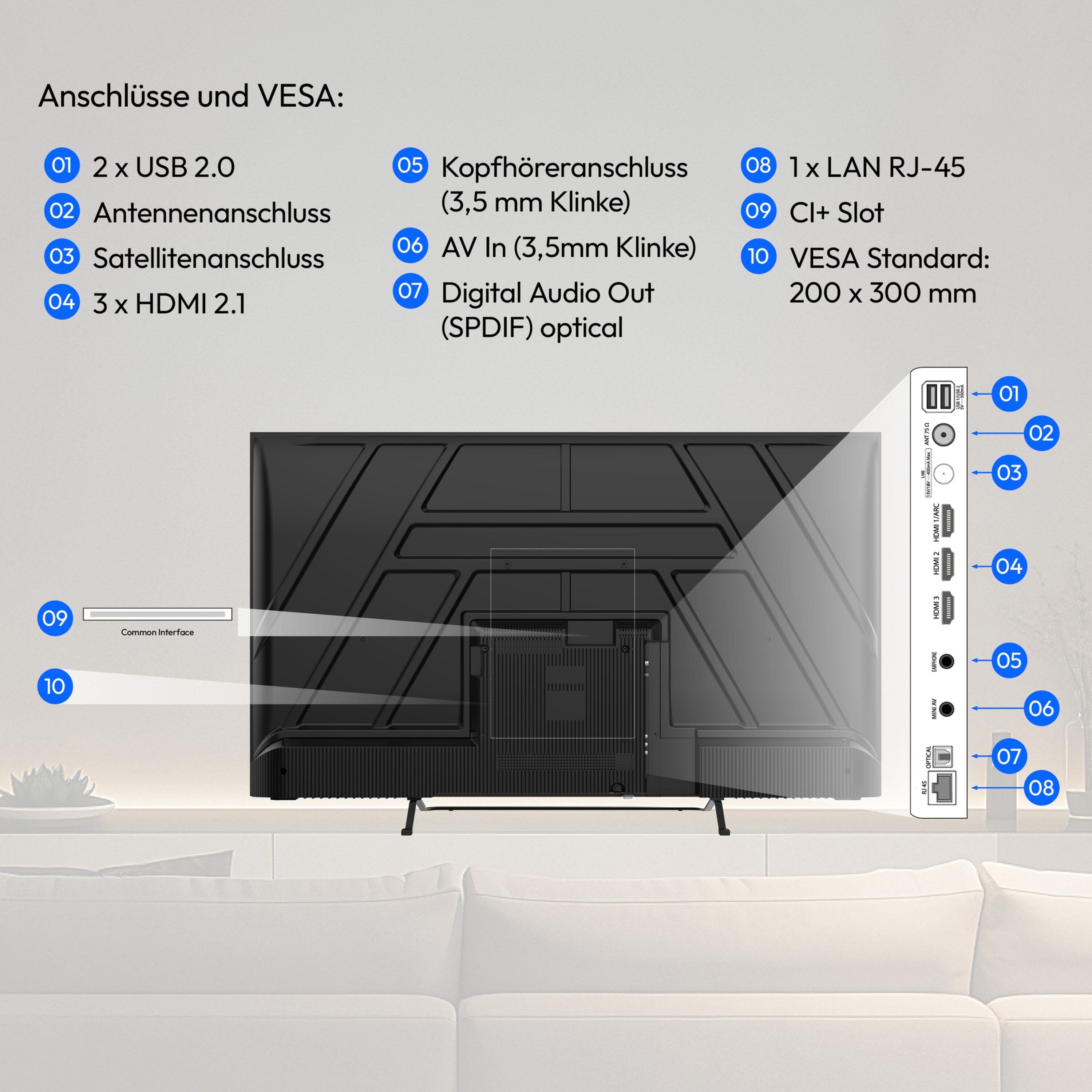 MEDION® LIFE MD 855701 QLED Google TV™, 138,8 cm (55'') Ultra HD Display, HDR (High Dynamic Range), Dolby Vision®, MEMC, Bluetooth®, PVR ready, Netflix, Prime Video, Disney+, App Store