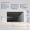 MEDION® LIFE MD 855701 QLED Google TV™, 138,8 cm (55'') Ultra HD Display, HDR (High Dynamic Range), Dolby Vision®, MEMC, Bluetooth®, PVR ready, Netflix, Prime Video, Disney+, App Store