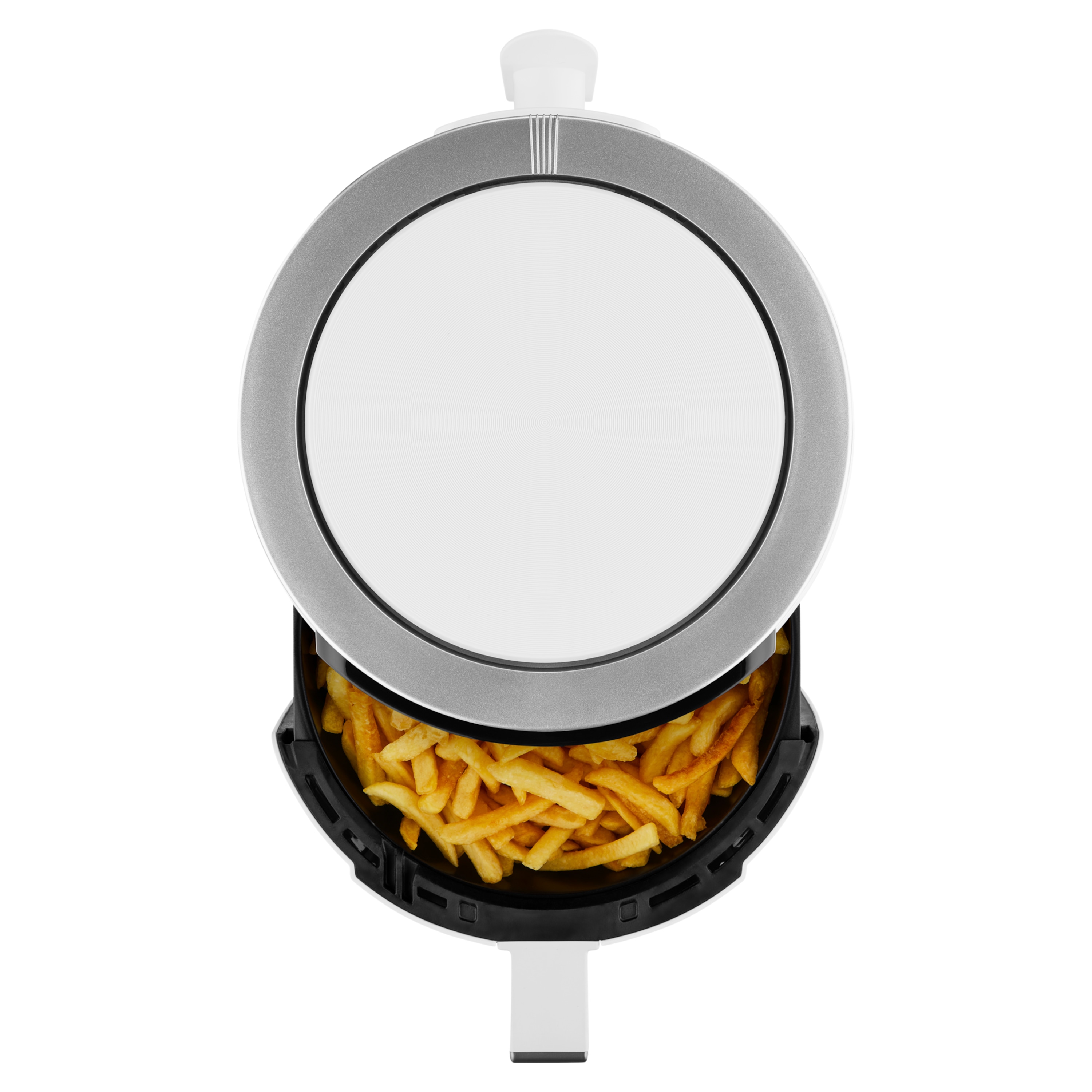 MEDION® LIFE HeißluftFritteuse P40 L (MD13030), 100 Rezepte in der Life+ App¹, Touch-Sensor- Bedienfeld, 4,7 Liter Fassungsvermögen, 8 Automatikprogramme,1.500 Watt, 60 min. Timer, 100