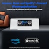 MEDION® LIFE® P85333 Stereo Internetradio, 7,1 cm (2,8'') TFT-Farbdisplay, über 25.000 Internet-Radiosender & viele Podcasts empfangen, DAB+/UKW Radio, Wecker, WLAN, Bluetooth®, Amazon Music, Spotify®-Connect, 2 x 6 W RMS