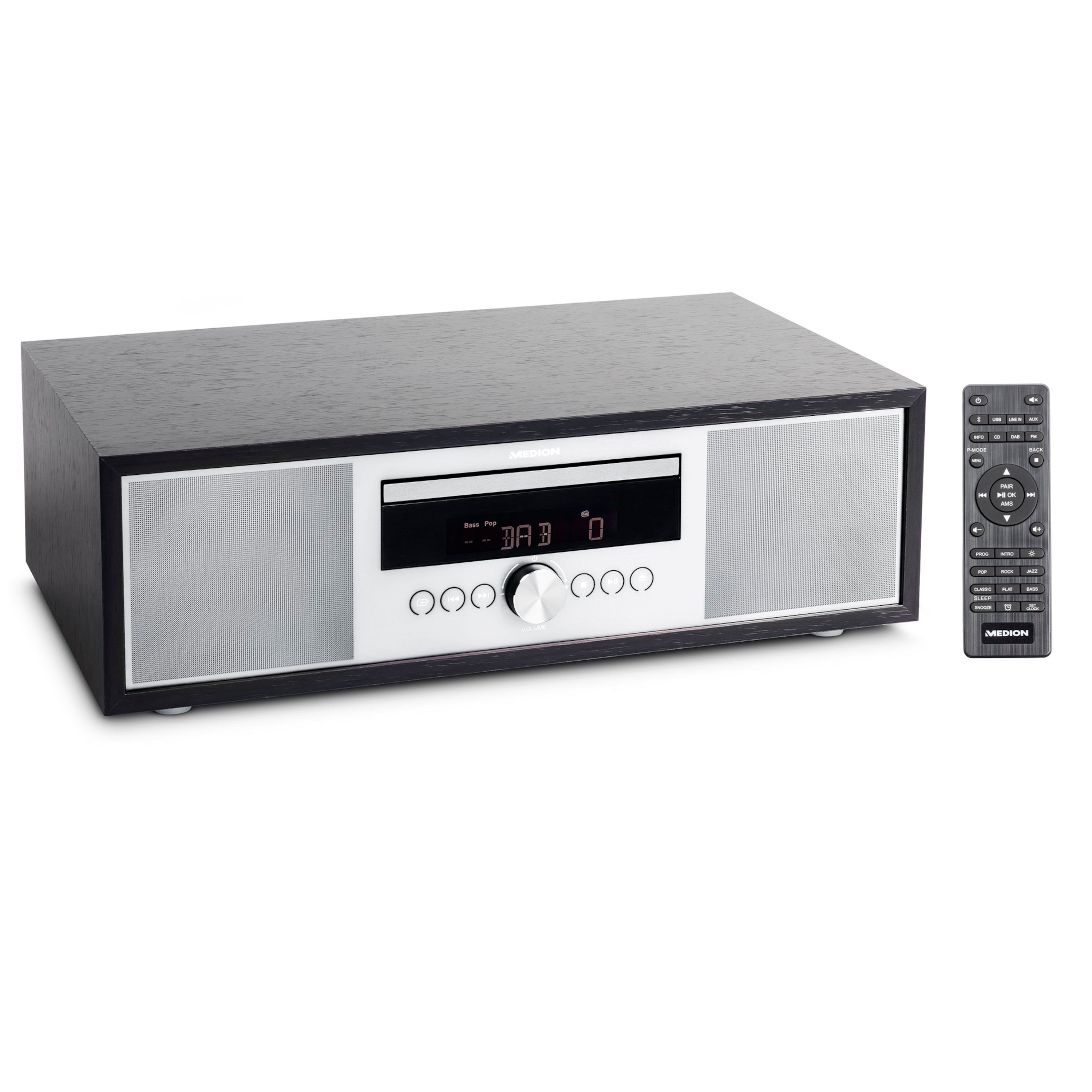 Radio CD Player USB MEDION LIFE P64145 All-in-One Audio Hifi System silber DAB 