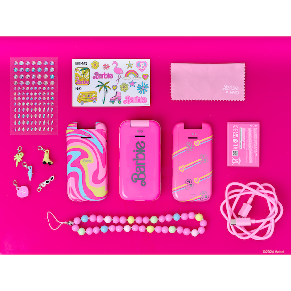 HMD Barbie Phone, 128 MB, Powerpink